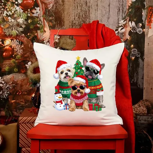 Vista 5 de Calcomanías de Vinilo de Transferencia Navideñas para Planchar, Pegatinas de Transferencia de Calor de Navidad con Patrones de Papá Noel, Renos