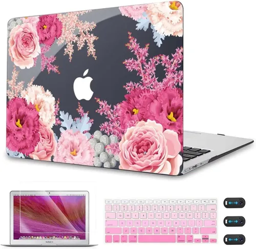 Vista 8 de CISSOOK Compatible con modelos de fundas para MacBook Air de 13 pulgadas: A1369 y A1466, versión anterior 2010-2017, carcasa rígida de plástico