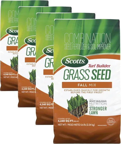 Vista 8 de Scotts Turf Builder - Mezcla de semillas de césped para otoño, 5.6 libras.