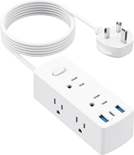 Vista 14 de Olcorife PD25W Mini adaptador de viaje, adaptador de corriente universal con 2 USB-C 1 USB-A, adaptador de enchufe internacional, esenciales