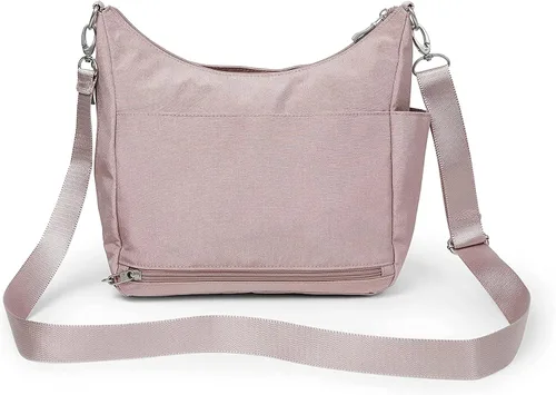Vista 10 de Baggallini Womens Modern Everywhere Crossbody Bag for Women 11x9x4.5" Rfid Hobo Bag Guepardo salvaje gris