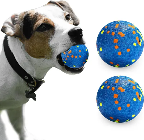Vista 19 de Bolas para Perros, Bola de Juguete Indestructible para Perros Masticadores Agresivos, Bola Interactiva Duradera de Alta Elasticidad para Entrenar