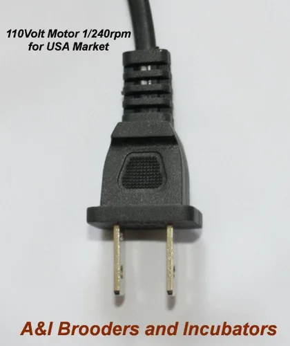 Vista 3 de Girador automático de huevos de codorniz de 110 voltios CA 32 1/240 rpm para incubadora, aves de corral aviar, distribuidor local de EE. UU. * 110