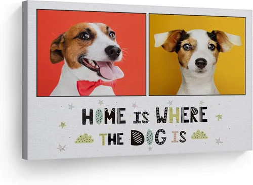 Vista 15 de Smile Art Design Impresión en lienzo personalizada: arte de pared con fotos personalizadas, hecho a pedido en Estados Unidos, lienzo premium