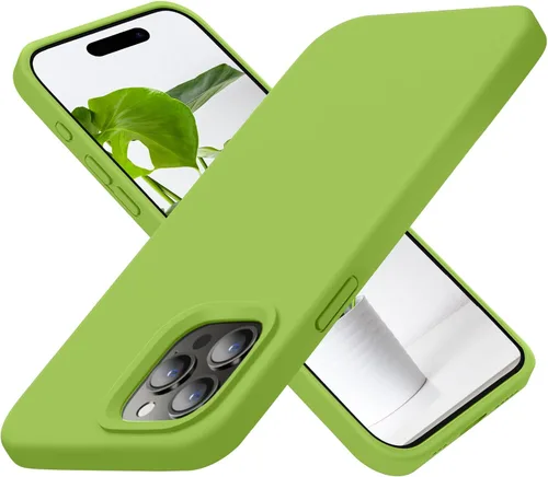Vista 12 de Cordking Funda diseñada para iPhone 15 Pro Max, funda de silicona ultradelgada a prueba de golpes con [forro de microfibra suave antiarañazos], 6.7