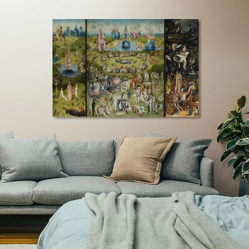 Vista 7 de Hieronymus Bosch, The Garden of Earthly Delights - Póster de pinturas famosas, pósteres de obras de arte geniales, arte de pared, impresiones