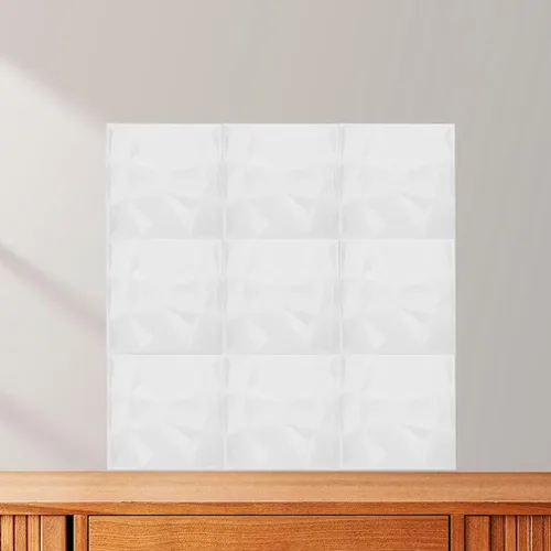 Vista 5 de Uonlytech Papel pintado 3 unids Panel de pared tridimensional Oficina Decore La Oficina Decoración de la Pared para Lobby 3D Pared