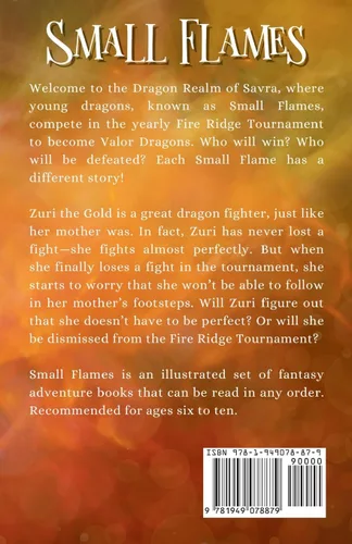 Vista 2 de Small Flames Zuri the Golden Dragon