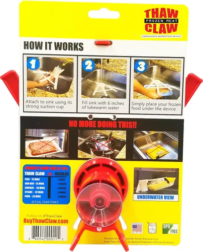 Vista 2 de THAW CLAW, Rojo