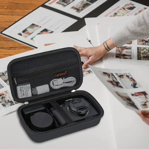 Vista 7 de Canboc Funda para cámara digital 4K para Femivo/IWEUKJLO/VETEK/VJIANGER 4K 48MP Vlogging para fotografía y video, bolsa para cámara de vlog