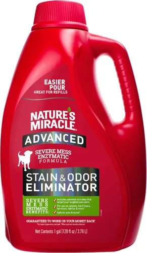 Vista 12 de Nature's Miracle Eliminador avanzado de manchas y olores para perros para desastres severos de los perros