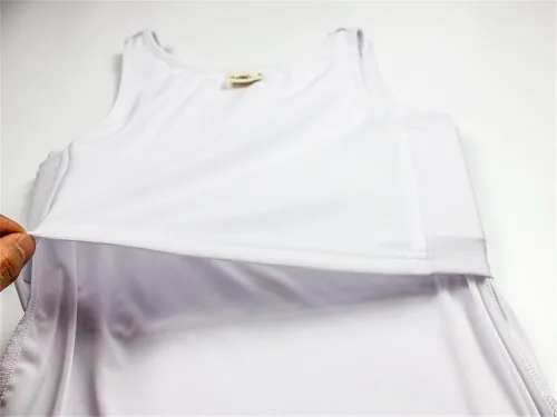 Vista 6 de Camiseta sin mangas elástica de malla para Tomboy Trans Lesbian