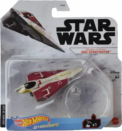 Vista 2 de Hot Wheels Starfighter Jedi, Star Wars Starships