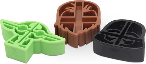 Vista 4 de Juego de cortador de galletas de Star Wars para cocina Negro