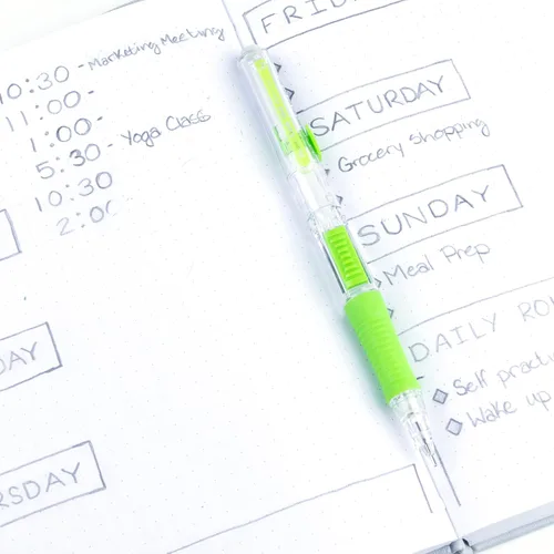 Vista 9 de Pentel QUICK CLICK - Portaminas mecánico (0.7mm), cuerpo verde, caja de 12 lápices (PD217D)