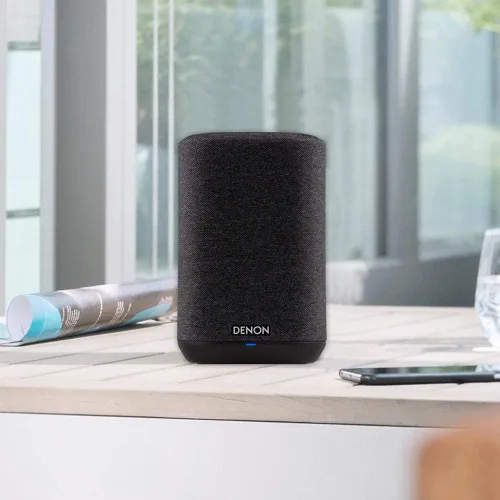 Vista 7 de Denon Home 150 Altavoz inteligente inalámbrico - Diseño compacto, Wi-Fi y Bluetooth, HEOS integrado, Alexa integrado, Siri y AirPlay 2, Spotify Negro