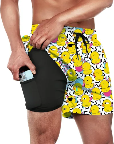 Vista 9 de Bañador para hombre cadena dorada