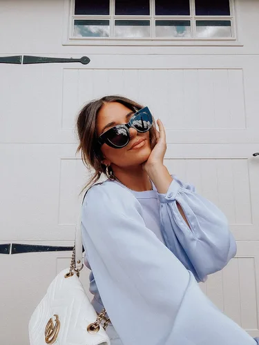 Vista 2 de DIFF Gafas de sol Kimmy de diseño de ojo de gato para mujer 100 UVAUVB
