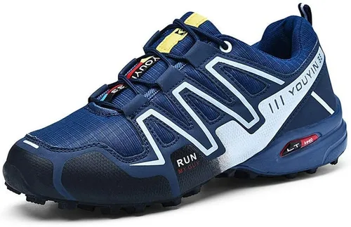 Vista 2 de YSHUIAN Zapatos deportivos de verano zapatos casuales de senderismo de moda transpirables antideslizantes para hombre talla grande