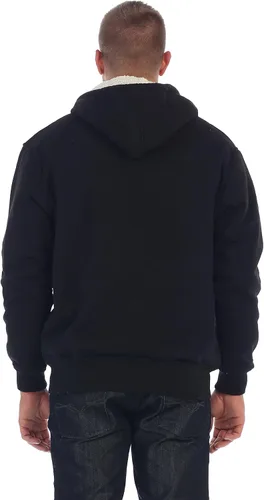 Vista 3 de Gioberti Chaqueta con capucha de forro polar pesado para hombre