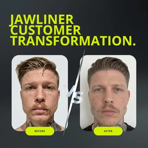 Vista 12 de Jawliner® - Pioneros de la goma de mandíbula artesanal más resistente 15 veces más dura, incluye 12 semanas de entrenamiento - Goma sin azúcar sabor