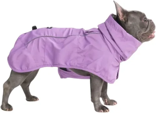 Vista 48 de Spark Paws - Chaqueta impermeable para perros, resistente al viento, para perros pequeños, medianos, grandes y extragrandes, traje reflectante