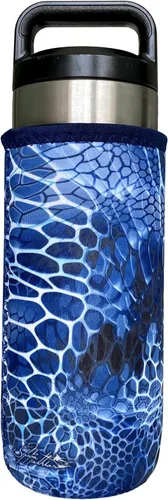 Vista 105 de Funda de neopreno para botella de agua Koverz, funda de neopreno, se ajusta a botellas de agua de 24-30 oz, lavable y reutilizable, tamaño grande