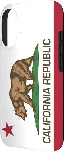 Vista 2 de Funda con la bandera de California para iPhone 17