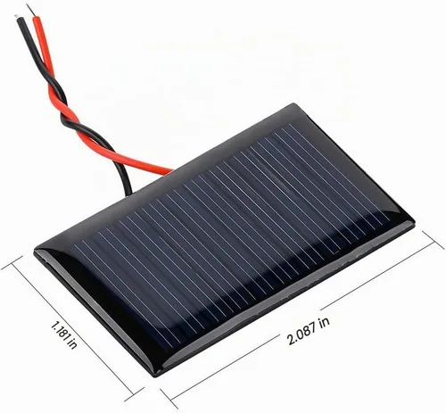 Vista 6 de AOSHIKE 10 mini paneles solares de 5 V 30 mA para mini células solares, materiales de juguete eléctricos, células fotovoltaicas, kits de sistema