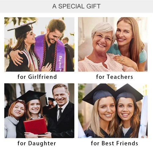Vista 6 de Regalos de graduación para ella 2023, collares de graduación de búho del juicio para mujeres y niñas, regalos de graduación de escuela secundaria