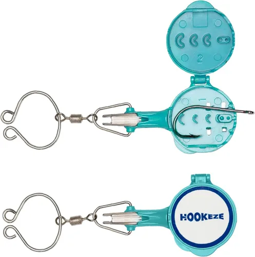 Vista 16 de Herramienta de atado de nudos de gancho HOOK-EZE Protección contra ganchos de peces Ata nudos de pesca fácilmente Gadgets geniales para Azul
