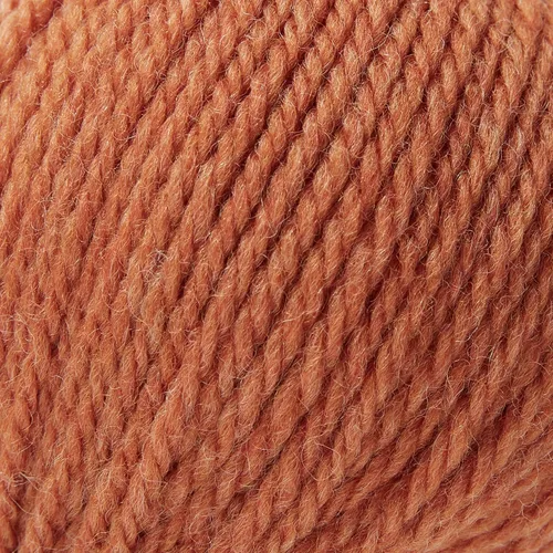 Vista 2 de 100% lana de merino para tejer, 3 capas de lana lujosa y suave para tejer a mano y ganchillo (ámbar, 1 bola)