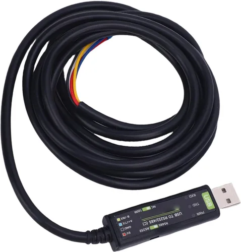Vista 2 de Cable adaptador USB a 232 USB a 232 485 – Convertidor de puerto serie de alta velocidad con chip FT232RNL con protección TVS e indicador de estado