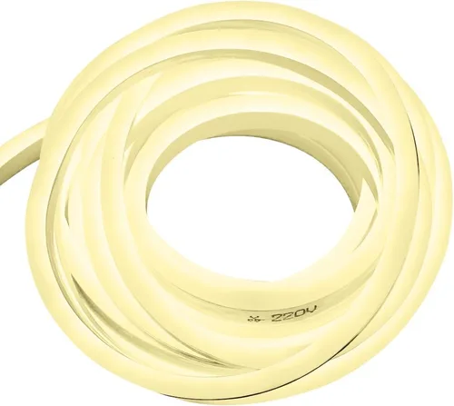 Vista 16 de Cuerda de luz LED de neón de 3.3 pies, 110 V, impermeable, flexible, enchufe de EE. UU., 120 unidades SMD 2835, tira de luces LED para decoración