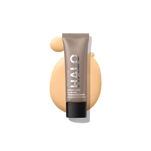 Vista 26 de Smashbox Halo Healthy Glow Tinted Moisturizer with SPF 25 24-Hour Hydrating Skin Tint with Buildable Coverage and Dewy Finish Hyaluronic Acid &