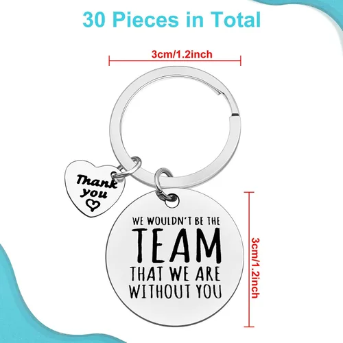 Vista 2 de 30 piezas de regalos de equipo para jefe, compañero de trabajo, empleado, entrenador, equipo, mamá, We Wouldn't be the Team That We are Without You