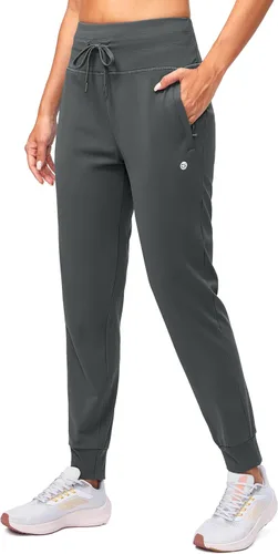 Vista 47 de G Gradual Pantalones deportivos con forro polar para mujer, de cintura alta, resistentes al agua, térmicos, para invierno, correr, senderismo