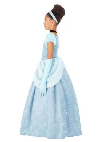 Vista 4 de Vestido de Disfraz Premium Cinderella de Disney para Niñas Multicolor