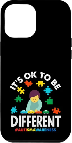 Vista 26 de Ok to Be Different Autism Awareness Puzzle Piece Ribbon Case para iPhone 17