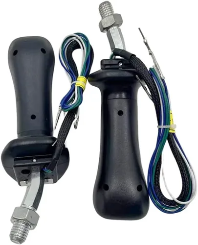 Vista 3 de 1 par de manijas de joystick con 3 botones para excavadora REXROTH
