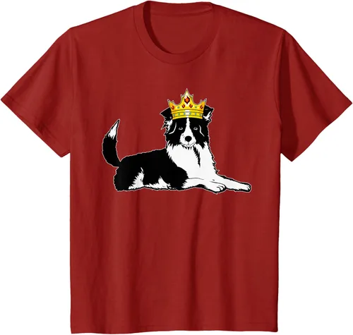 Vista 25 de Border Collie Crown - Camiseta veterinaria de piel de pastoreo de ovejas, Negro