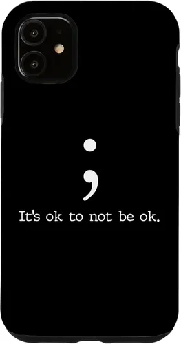 Vista 8 de Funda de regalo con cita de punto y coma para iPhone 17