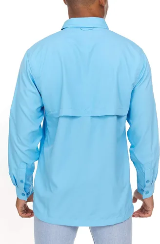 Vista 3 de Swiss Alps Camisa de pesca de manga larga para hombre
