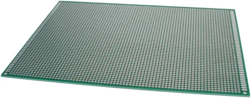 Vista 3 de Heyiarbeit Placa PCB de doble cara de 3.1x4.7 in, estañada a través de agujeros, circuito impreso universal, placa de proto para soldadura de 1pcs