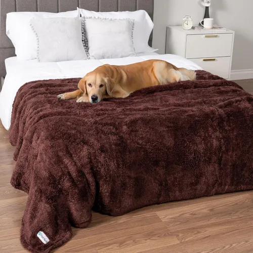 Vista 13 de PetAmi Manta de felpa suave para perros y gatos, pequeña de 24 x 32