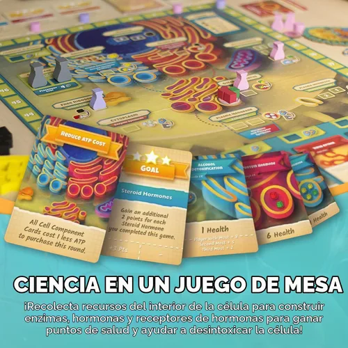 Vista 3 de Cytosis: Un Juego de Mesa de Biología Celular Un Juego de Mesa de Estrategia Científicamente Preciso Sobre la Construcción de Proteínas
