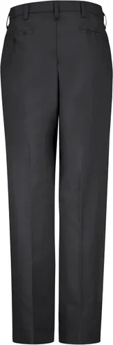 Vista 3 de Red Kap Pantalón de trabajo de mezcla de sarga, con ajuste tradicional, que no se arruga Negro