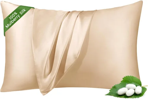 Vista 19 de THXSILK Funda de almohada de seda de morera 100 % natural para cabello y piel, grado 6A, 1 paquete, fundas de almohada de seda de morera con cierre
