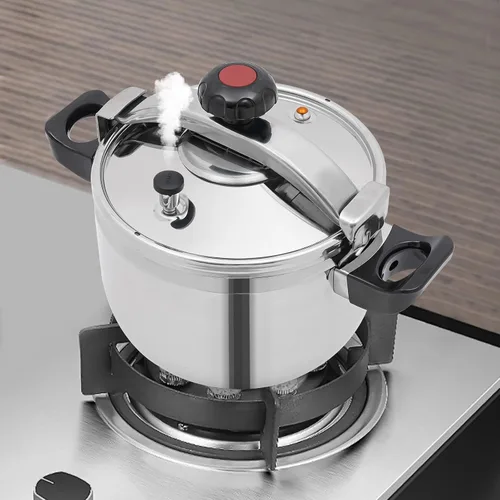 Vista 4 de Olla a presión de acero inoxidable de gran capacidad de 60 Kpa olla a presión a prueba de explosiones inferior compuesta con válvula limitadora