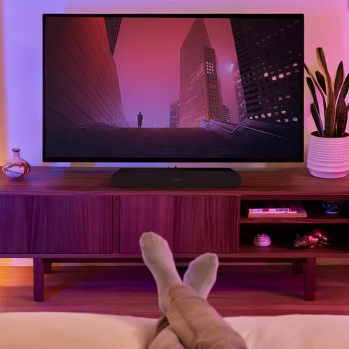 Vista 6 de Sonos Ray - Barra de sonido compacta para TV y música, color negro